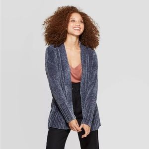 Plush Chenille Cardigan
